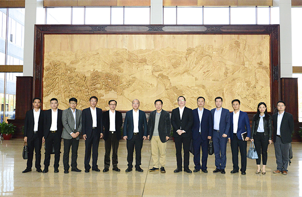 必一运动建设总裁庄展诺一行受邀参访北京用友产业园