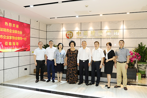 第四届“深圳百名行业领军人物”评委会领导走访必一运动建设